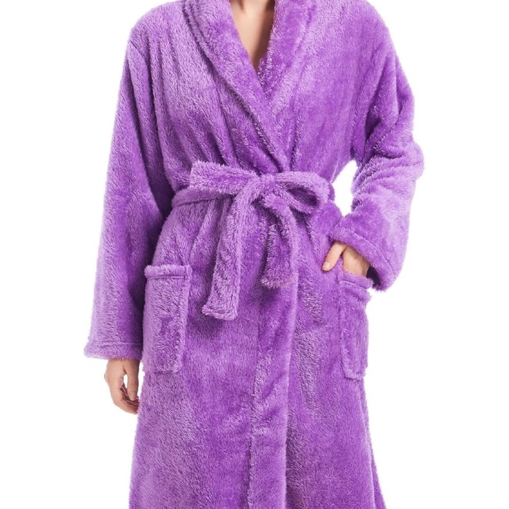 Plush Purple Women's Robe